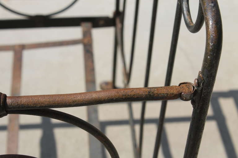 Art Nouveau Metal Daybed For Sale at 1stdibs