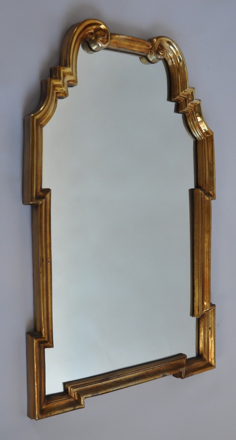 Gold Leaf Mirror by Labarge For Sale at 1stDibs labarge mirrors, la