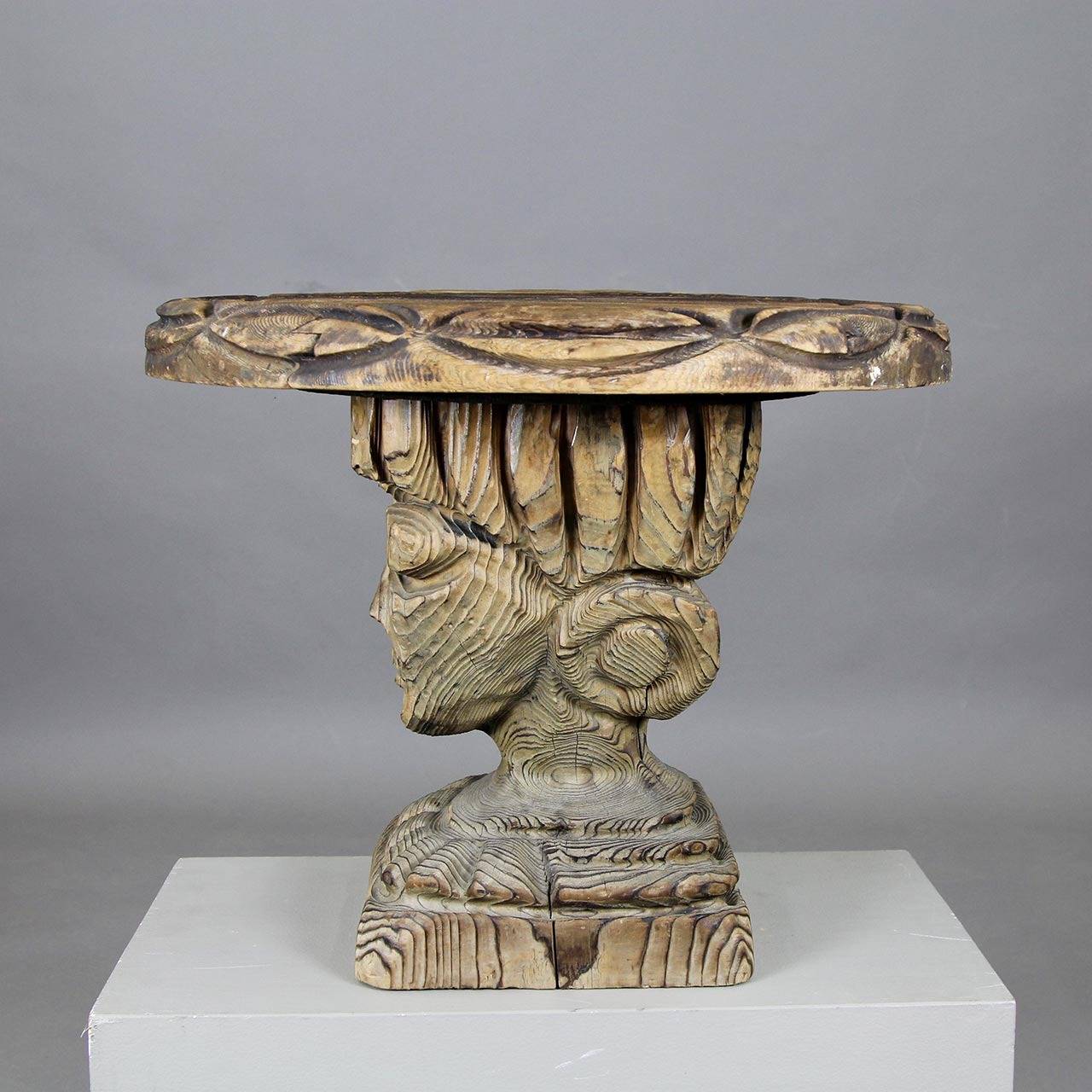 Unique Sculptural Side Table at 1stdibs