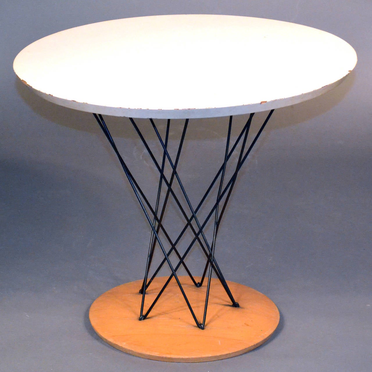 Isamu Noguchi Cyclone Child's Table and Pair of Bertoia Chairs by Knoll