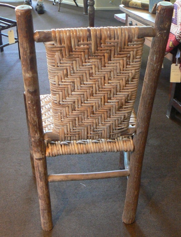 Hickory Side Chair at 1stdibs