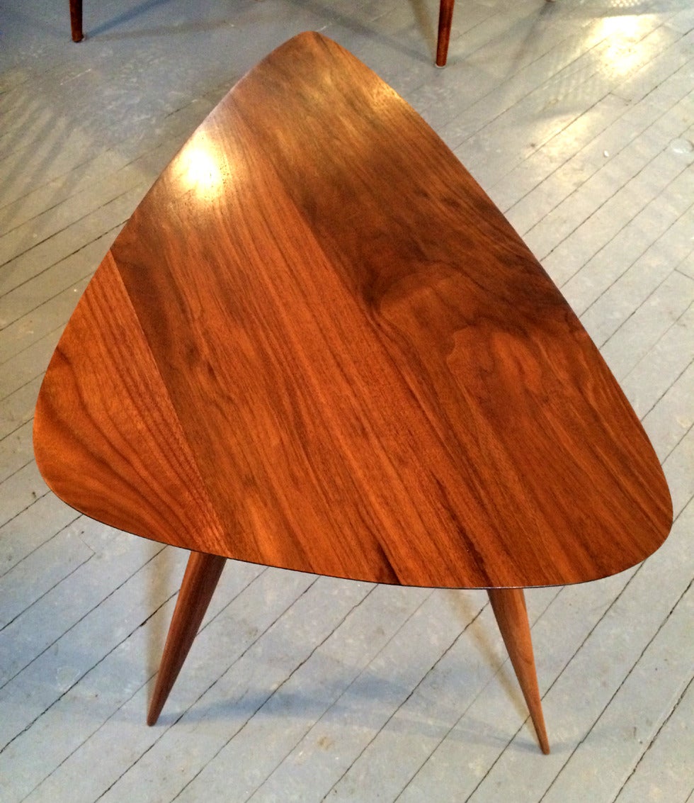 Walnut Side Table by Phillip Lloyd Powell For Sale at 1stDibs