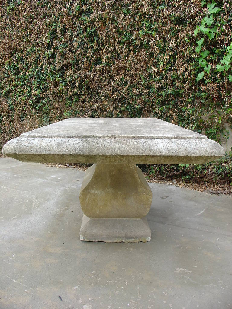 Large Carved Limestone Dining Table from Provence, France at 1stDibs