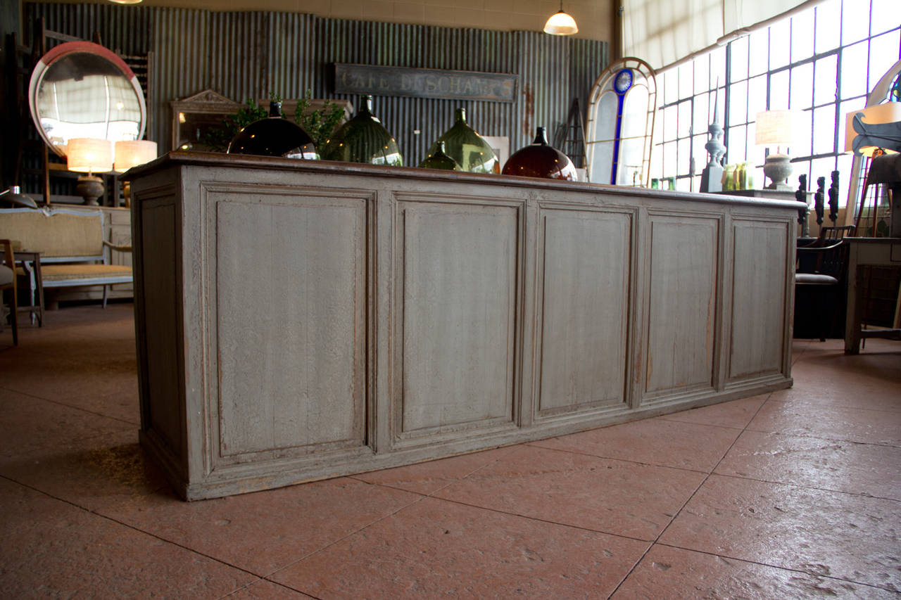 Substantial Antique Shop Counter at 1stdibs