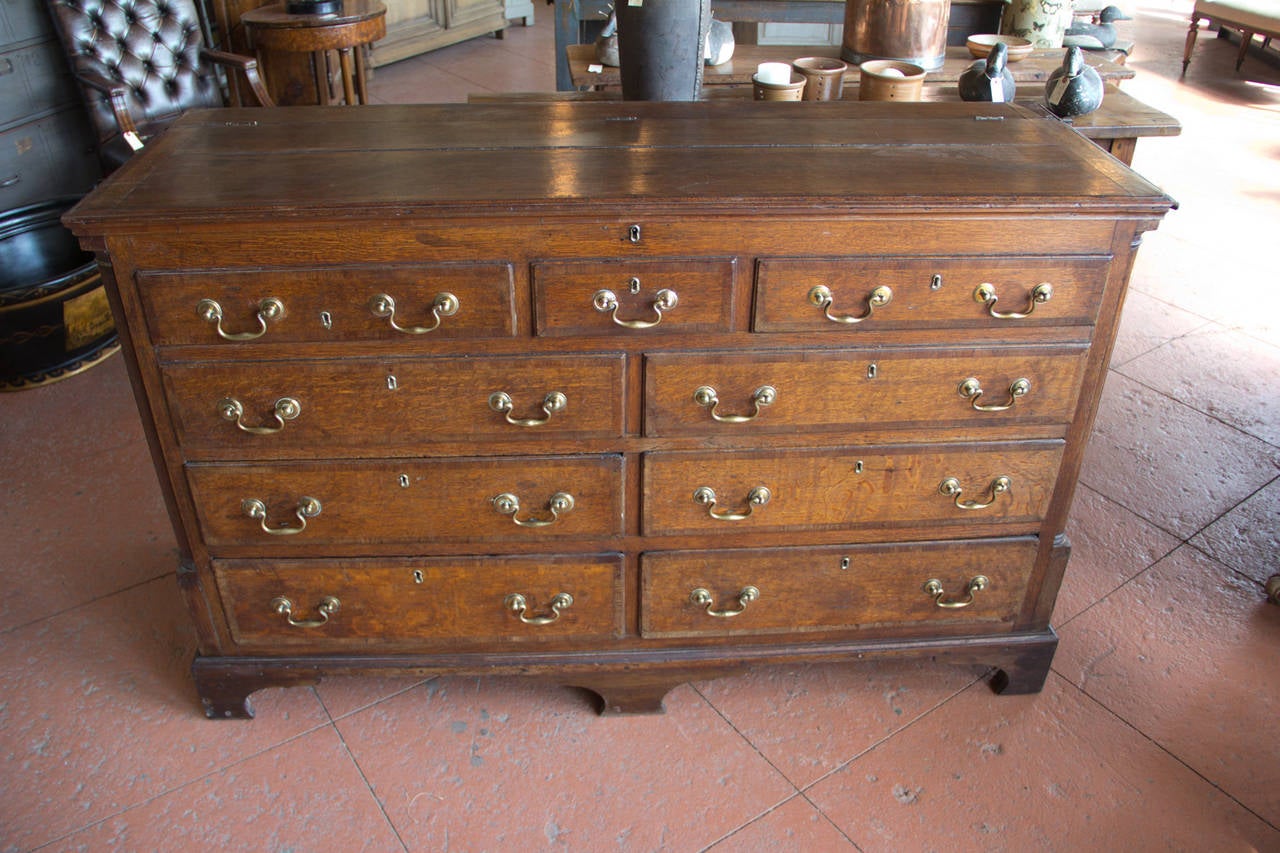 Oak Linen Chest at 1stDibs