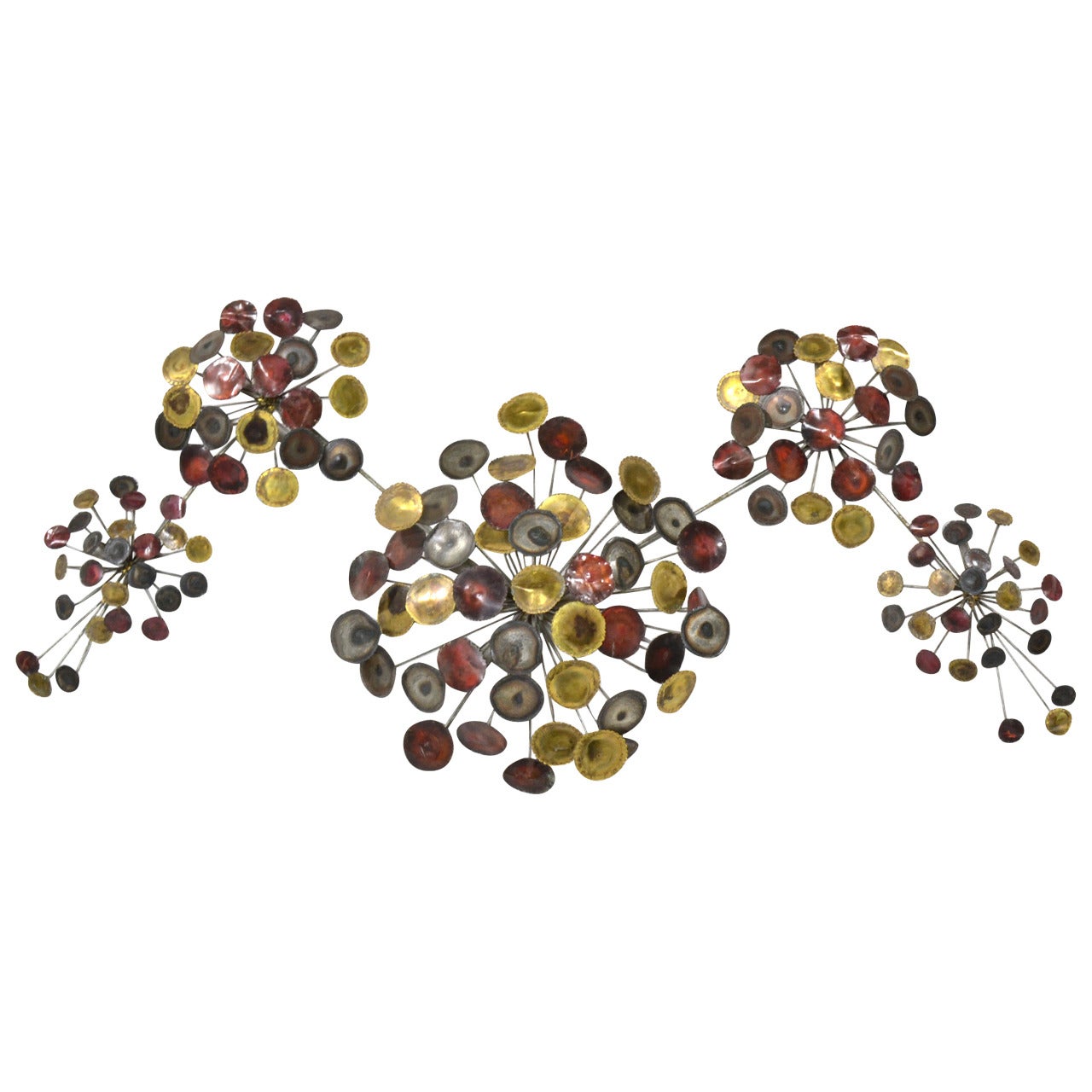 Abstract Steel Wall Sculpture For Sale at 1stDibs