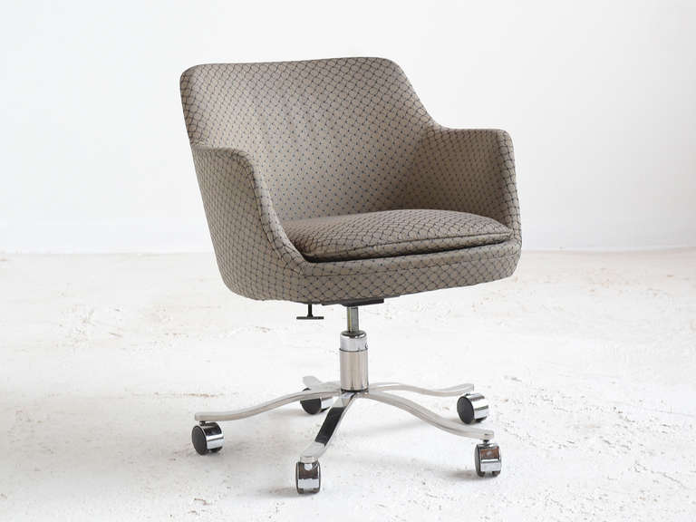 Executive Armchairs with Casters by Nicos Zographos at 1stDibs