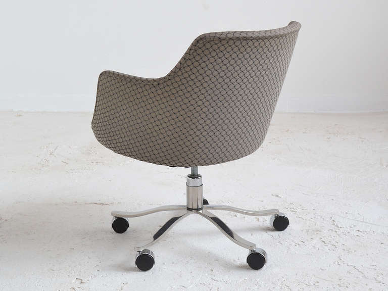 Executive Armchairs with Casters by Nicos Zographos at 1stDibs