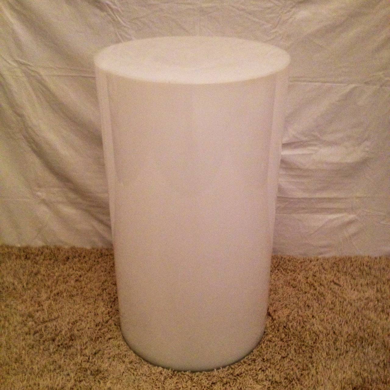 Tall White Plexiglass Lighted Display Pedestal at 1stDibs lighted