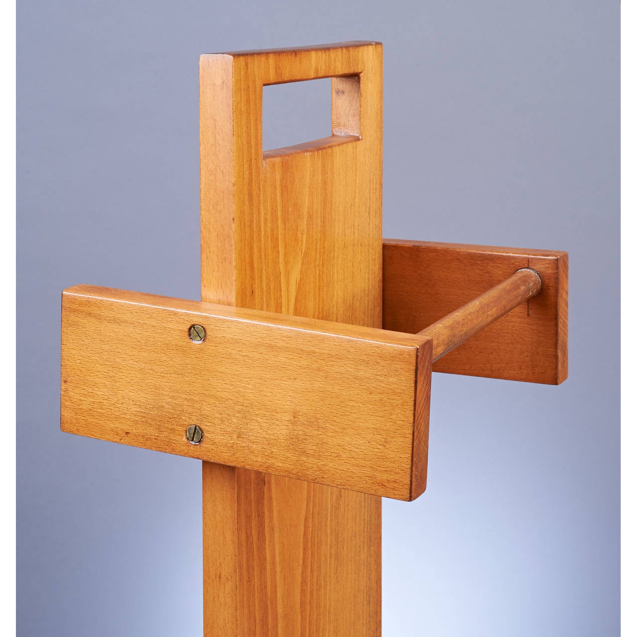 Andre Sornay Wood Umbrella Stand For Sale at 1stdibs
