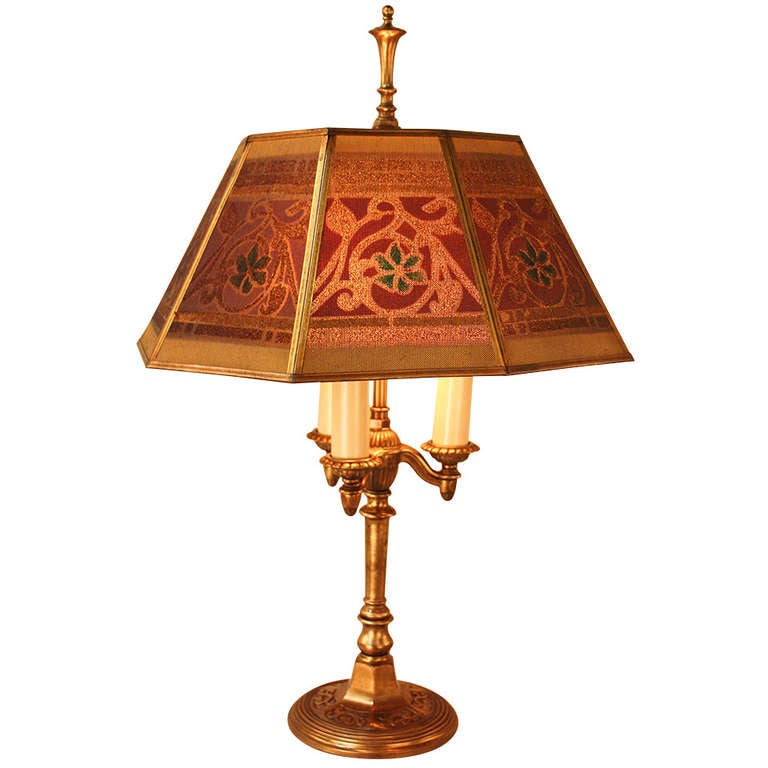 1950s Rembrandt Brushed Brass Table Lamp Chairish