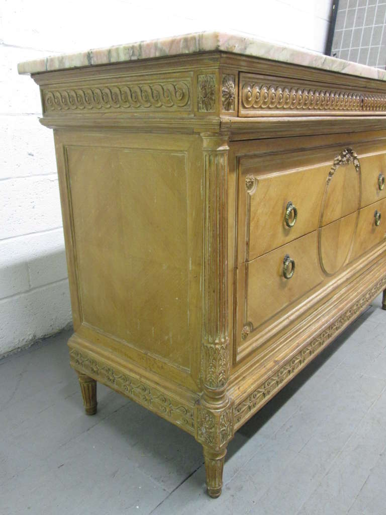 Antique French Marble Dresser For Sale at 1stdibs