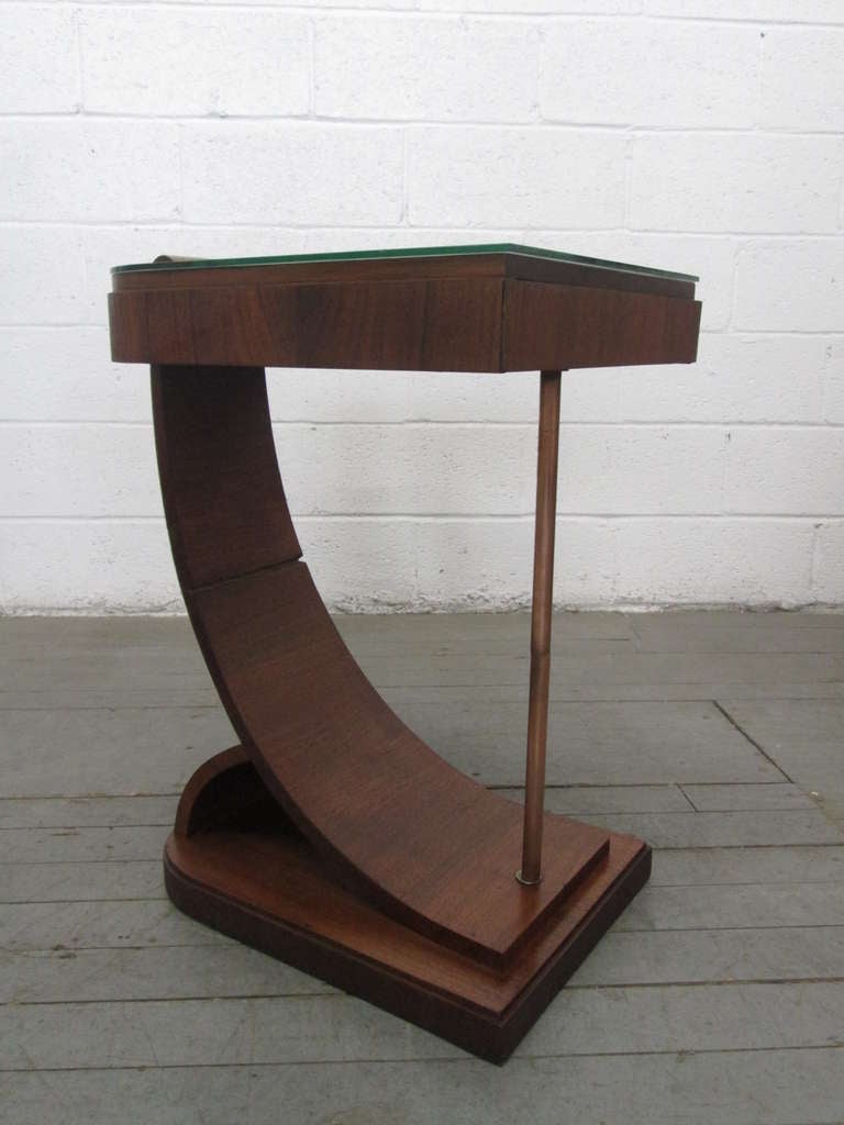 Pair Art Deco End Tables For Sale at 1stdibs