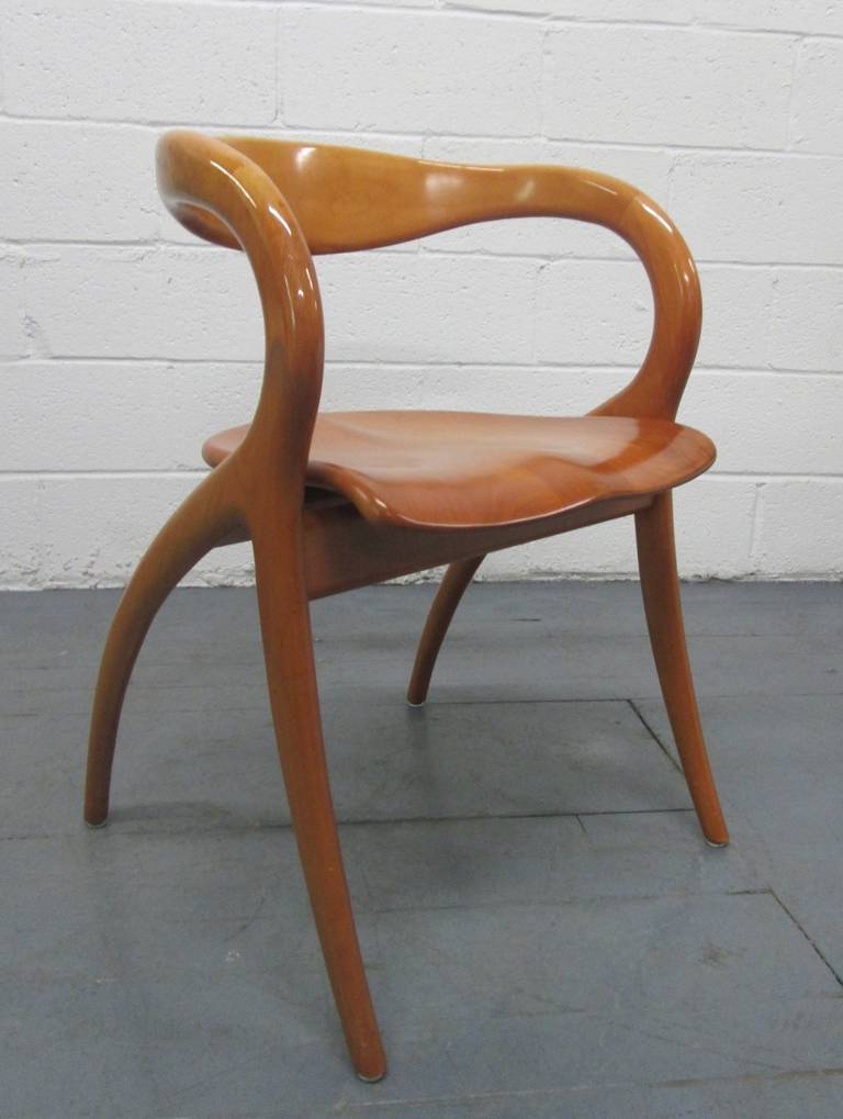 Pair of Italian Sculptural Chairs by A. Sibau at 1stDibs a. sibau