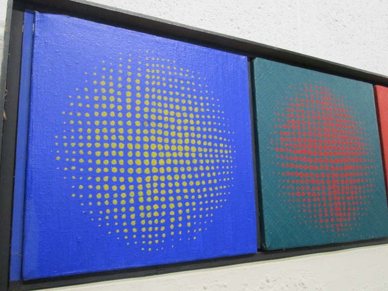 Modern Op Art Wall Hanging For Sale at 1stdibs