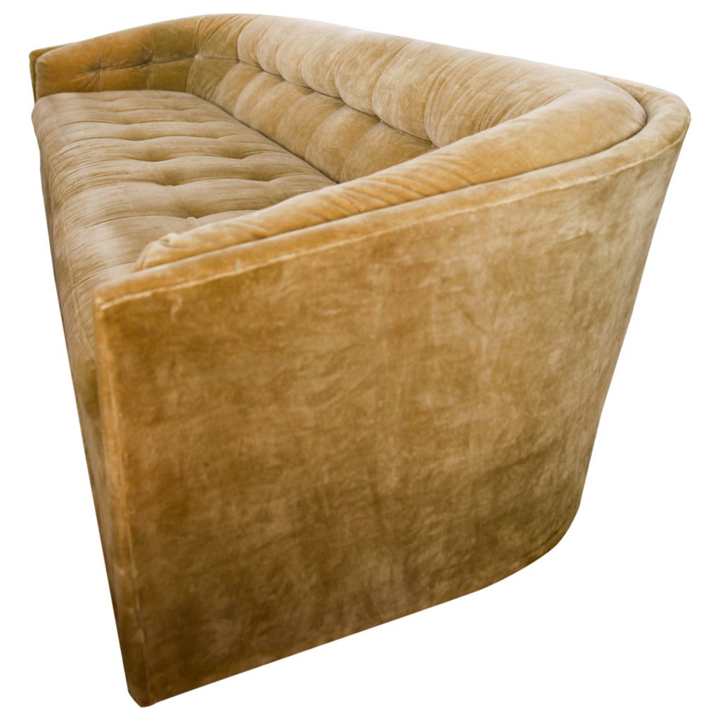 Button Tufted Directional Design Sofa at 1stDibs