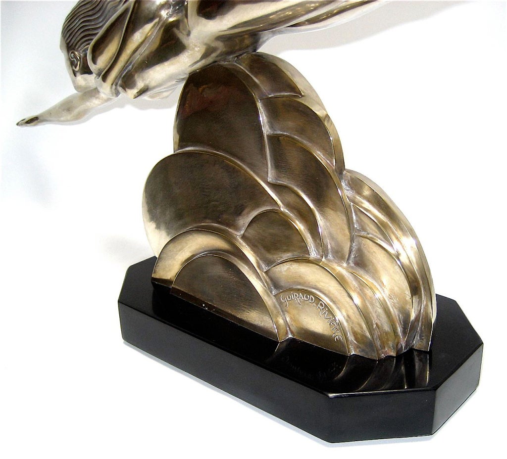 Art Deco Metal Sculpture "The Comet" at 1stdibs