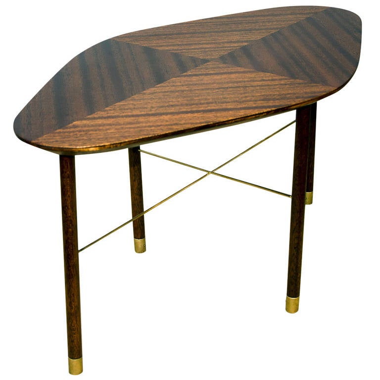 Very Small Midcentury Occasional Table by John Keal for Brown Saltman