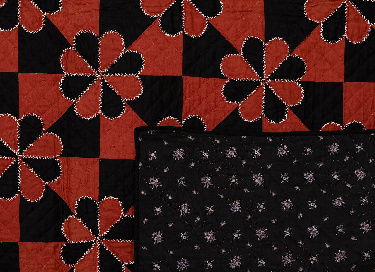 Hearts and Gizzards Quilt at 1stDibs hearts and gizzards quilt