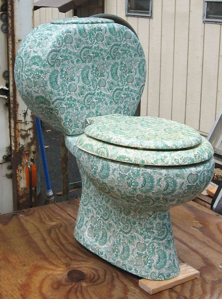 Vintage Richard Ginori Paisley Toilet at 1stDibs richard ginori wc
