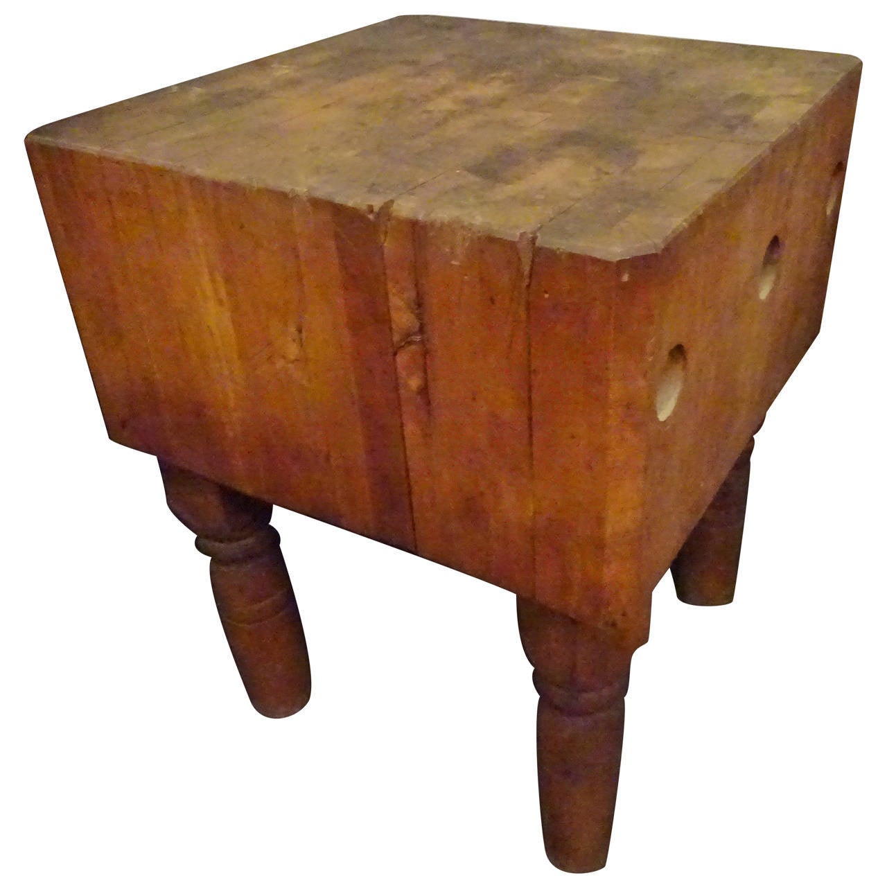 Vintage Butcher Block at 1stDibs