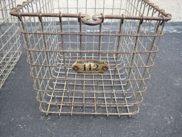 Antique Industrial Metal Locker Baskets For Sale at 1stDibs vintage