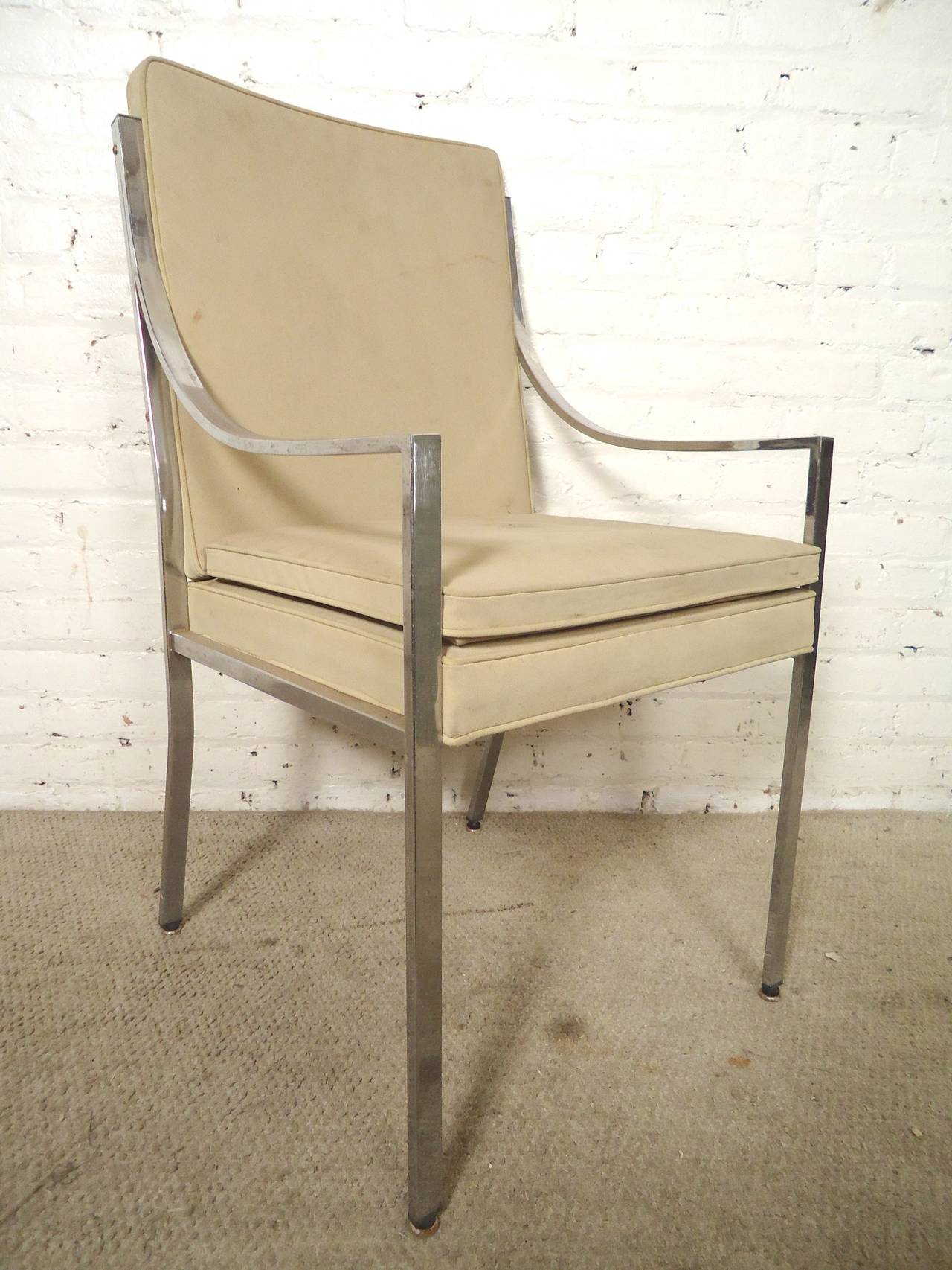 MidCentury Modern Chrome Chairs For Sale at 1stDibs