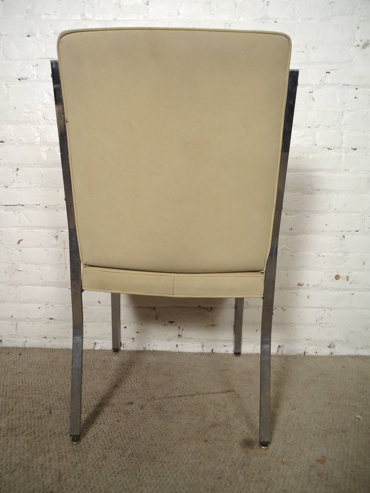 MidCentury Modern Chrome Chairs For Sale at 1stDibs