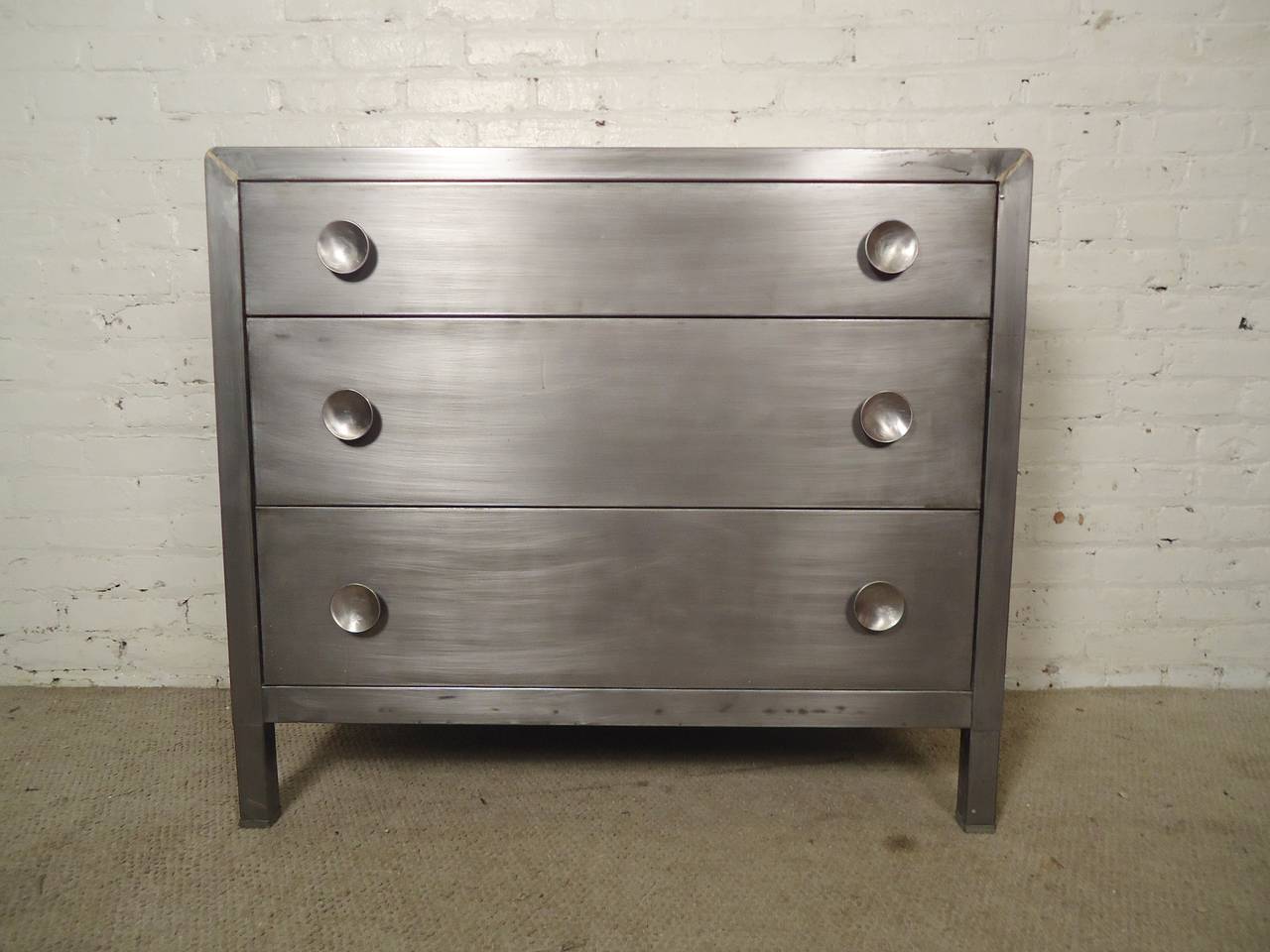 Norman Bel Geddes Metal Dresser for Simmons at 1stDibs norman bel