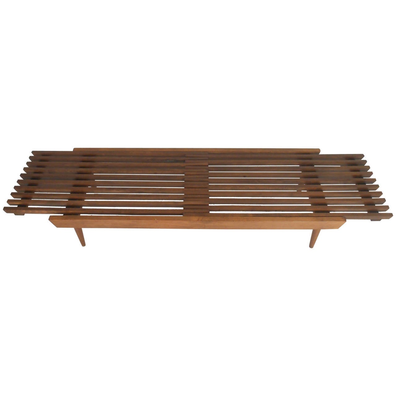 Expanding Slat Coffee Table For Sale at 1stDibs slatted coffee table