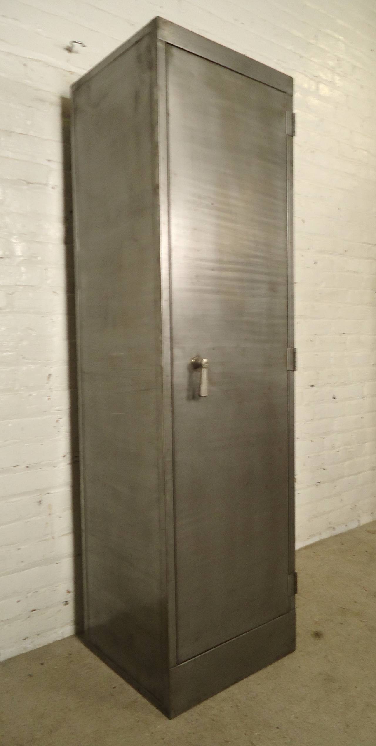 Tall Industrial Metal Locker Unit For Sale at 1stDibs tall locker