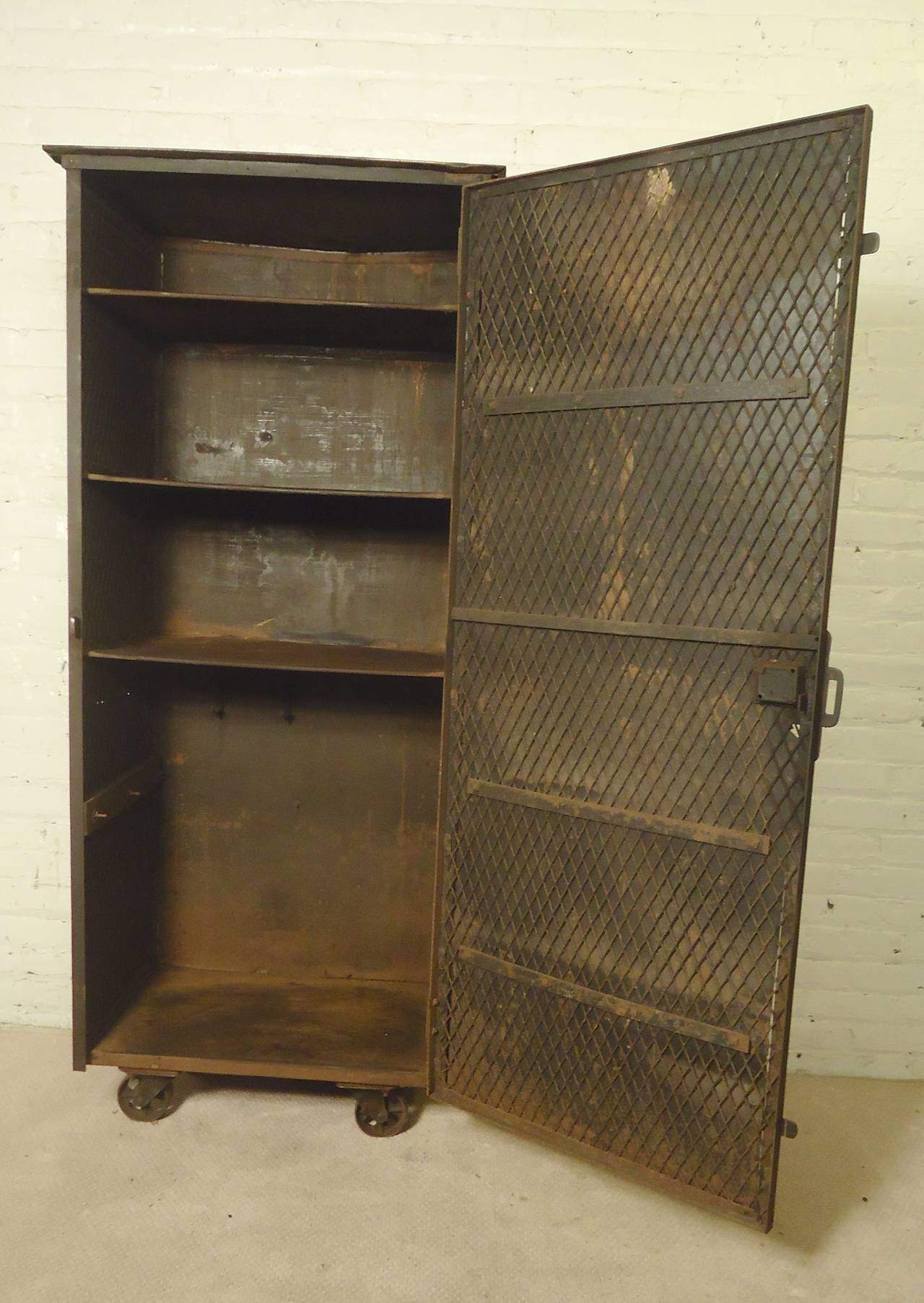 Large Metal Storage For Sale at 1stDibs