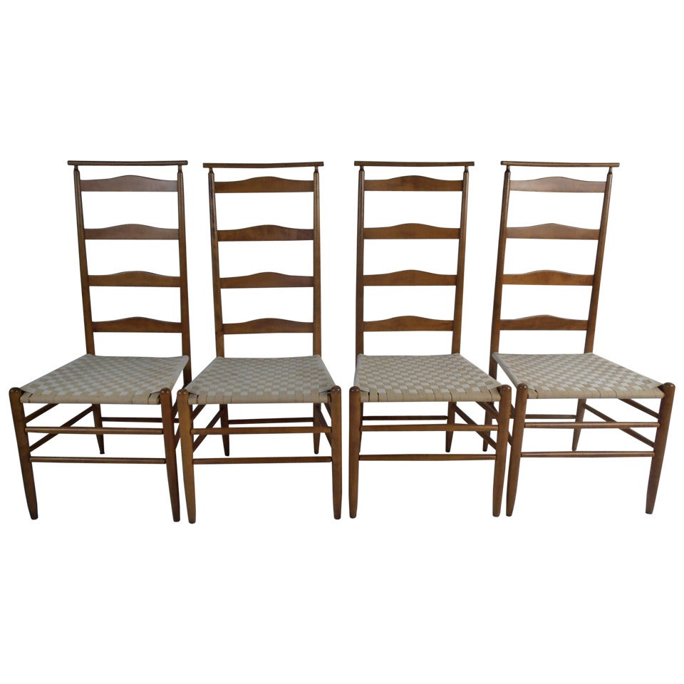 Ladderback Chairs by Nichols and Stone at 1stdibs