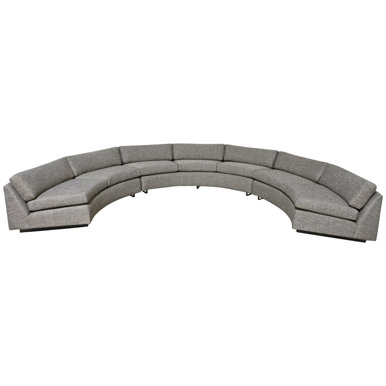 Circular Sectional Sofa by Milo Baughman at 1stDibs circular sofas