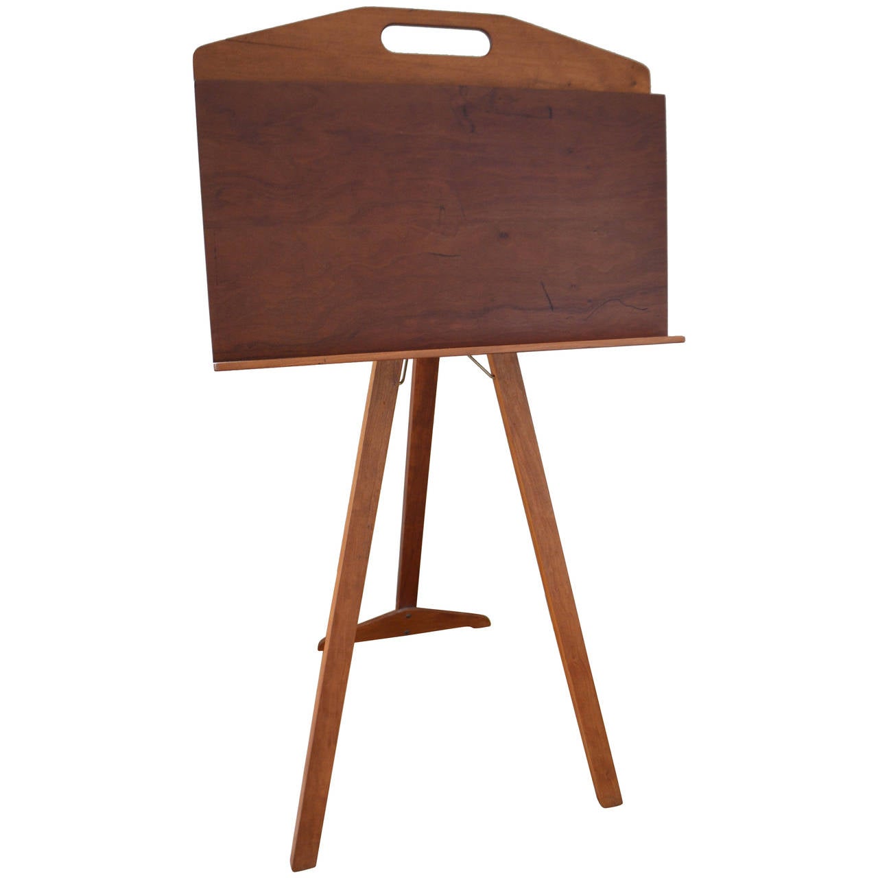 Midcentury Display Easel on Collapsible Stand at 1stdibs