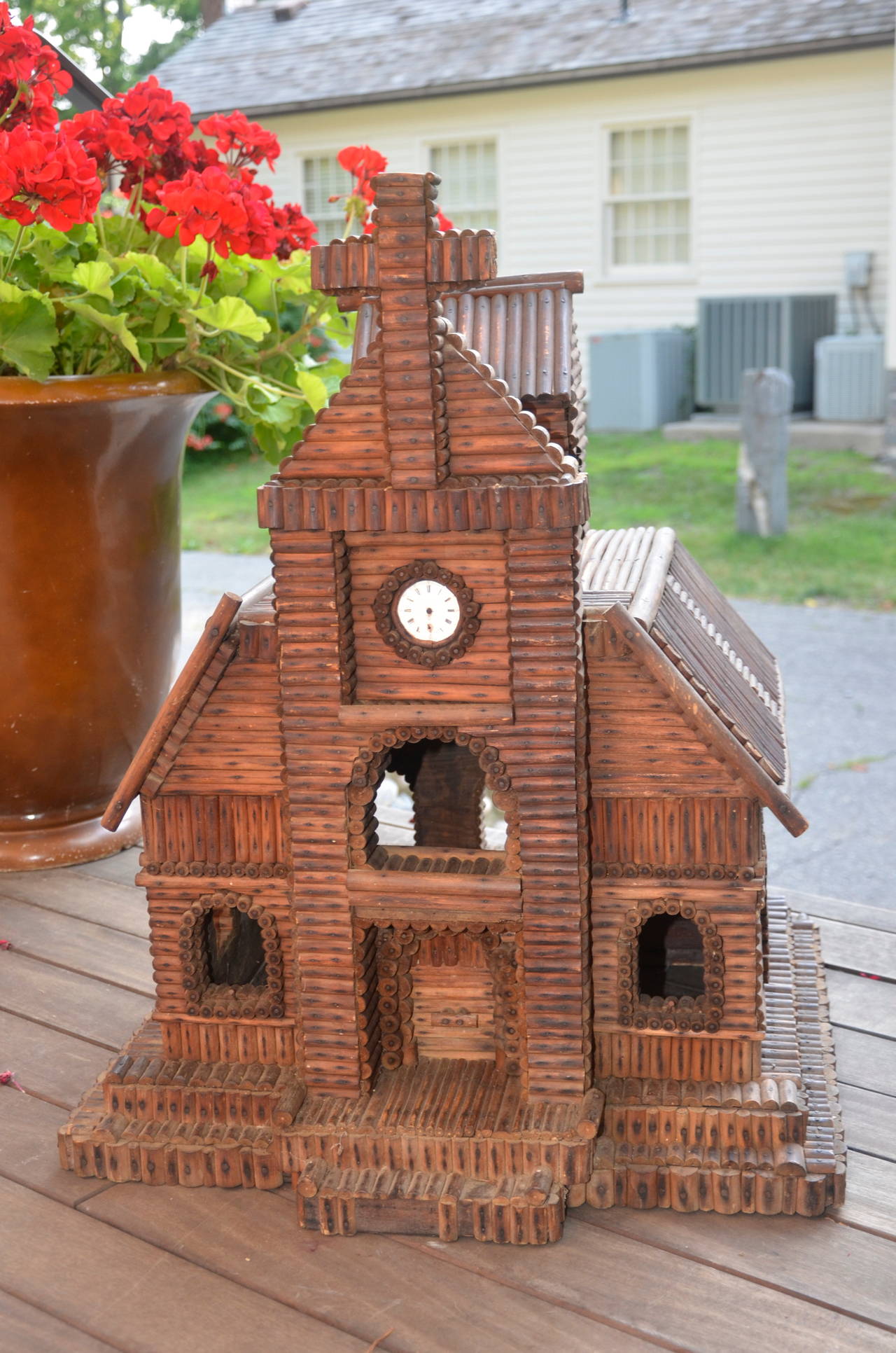Antique Folk Art Twig Church For Sale at 1stdibs