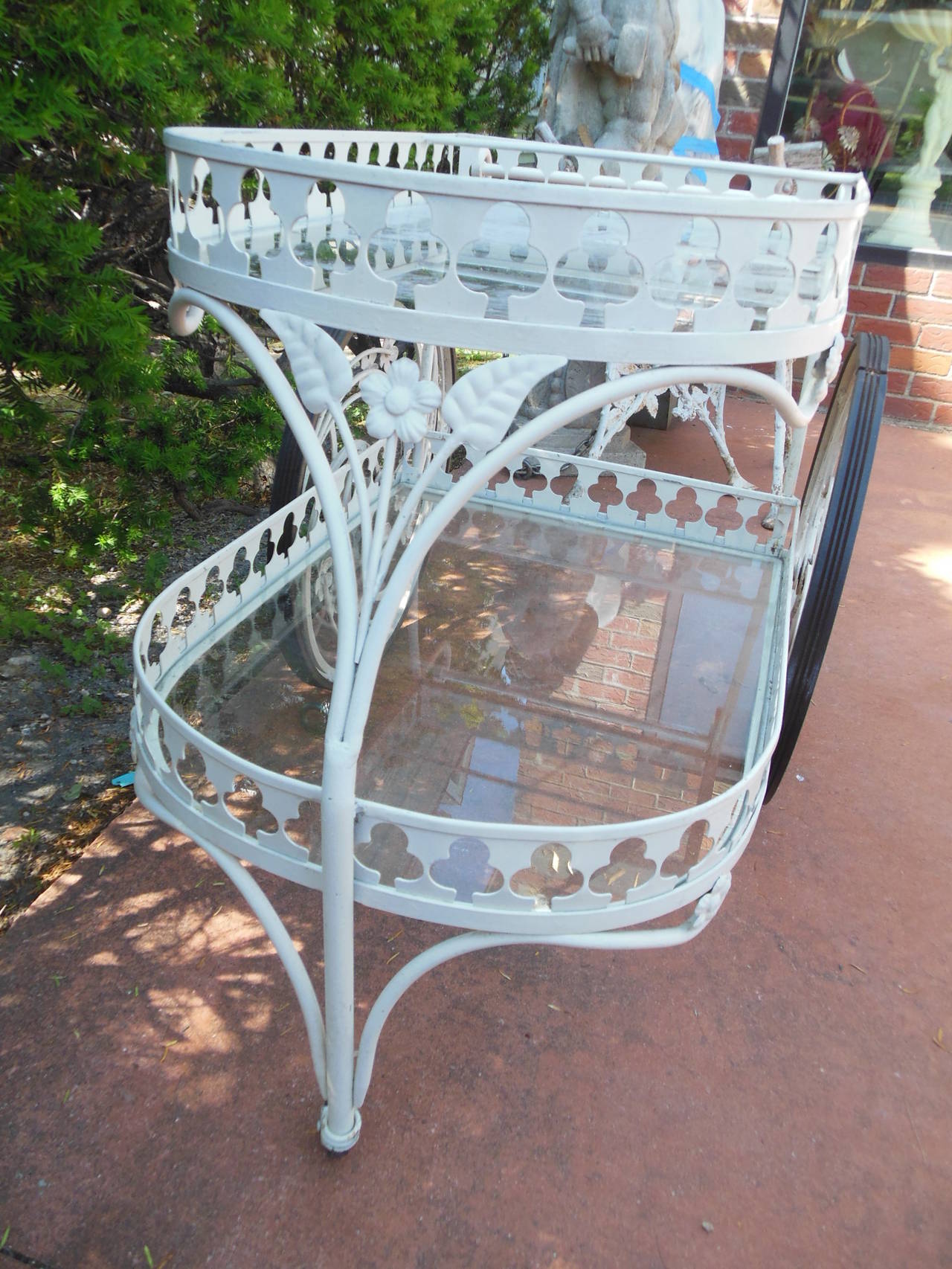 Salterini Vintage Tea or Bar Cart For Sale at 1stdibs