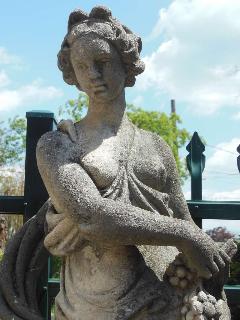 Four Seasons Statues in Cast Stone at 1stDibs cast stone statues