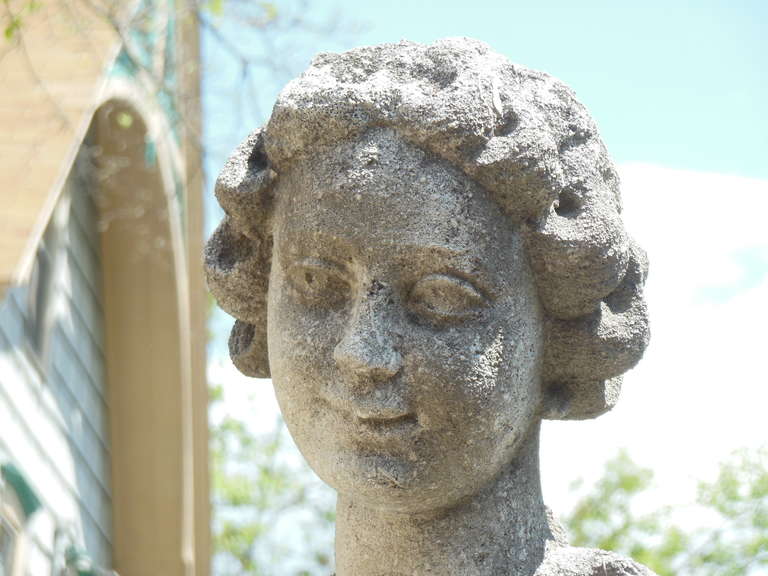 Four Seasons Statues in Cast Stone at 1stDibs cast stone statues, four season statues, 4