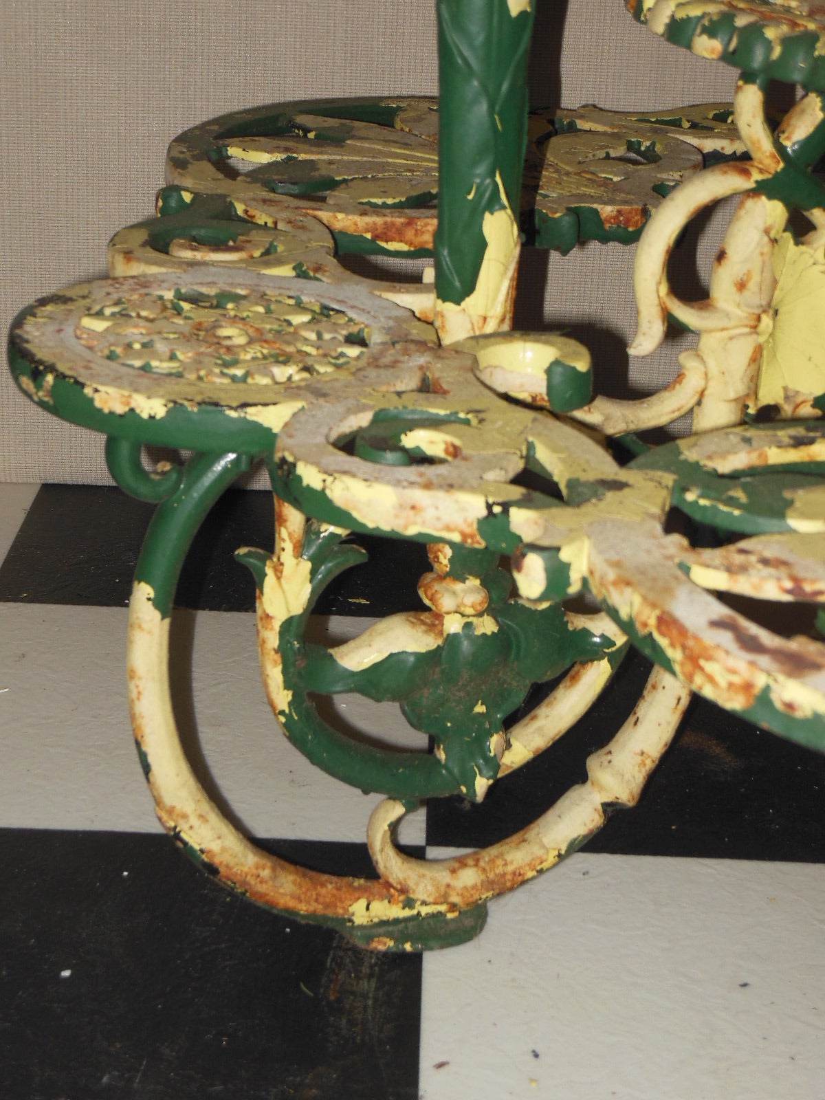 Antique Plant Stand Cast Iron "Coalbrookdale" For Sale at 1stDibs