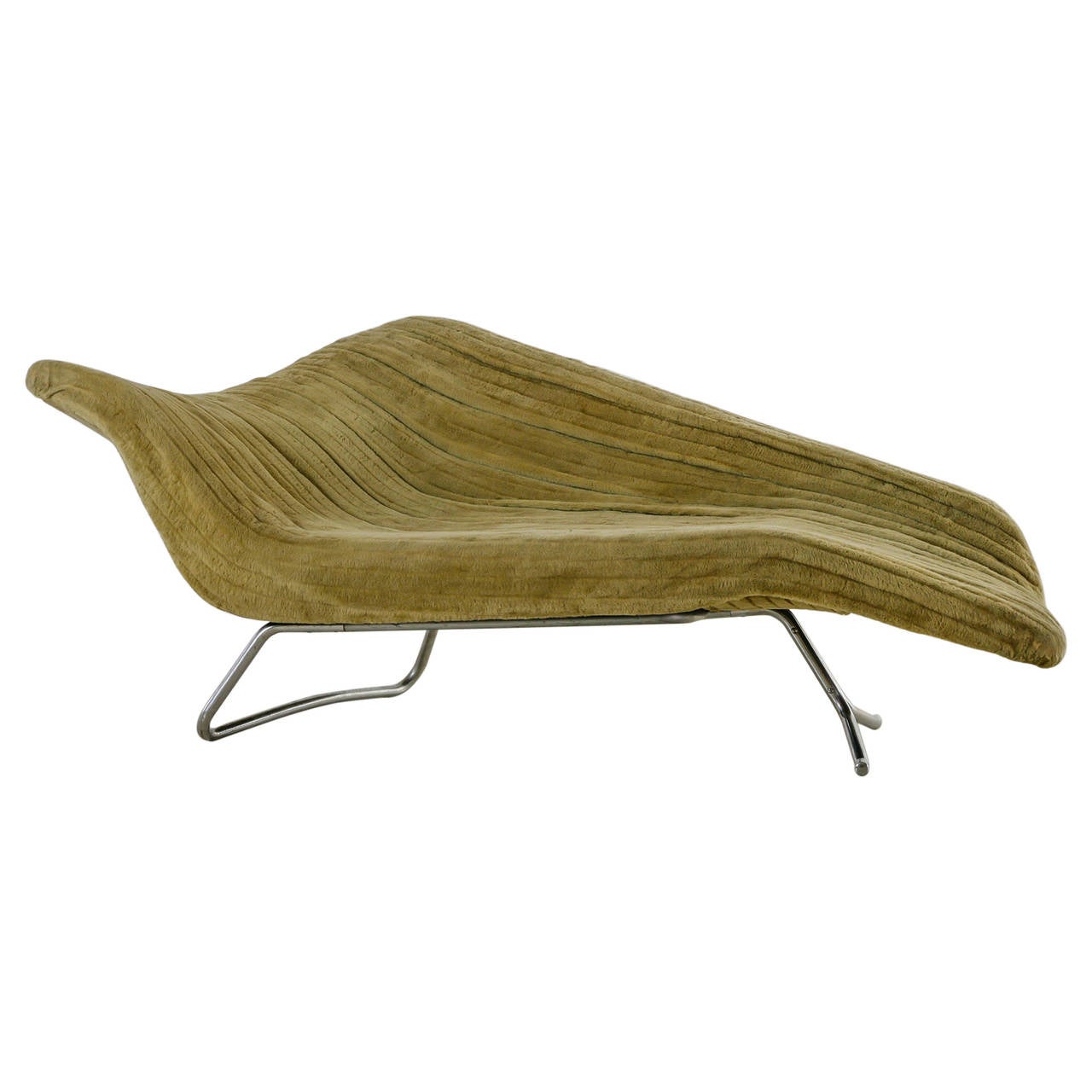 Rare Hans Hartl Sculptural Chaise Longue, Denmark, 1950s For Sale at 1stDibs