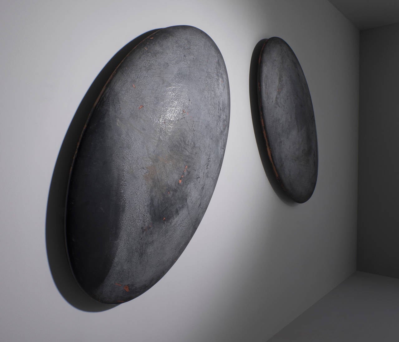 Pair of Wooden Wall Sculptures For Sale at 1stDibs