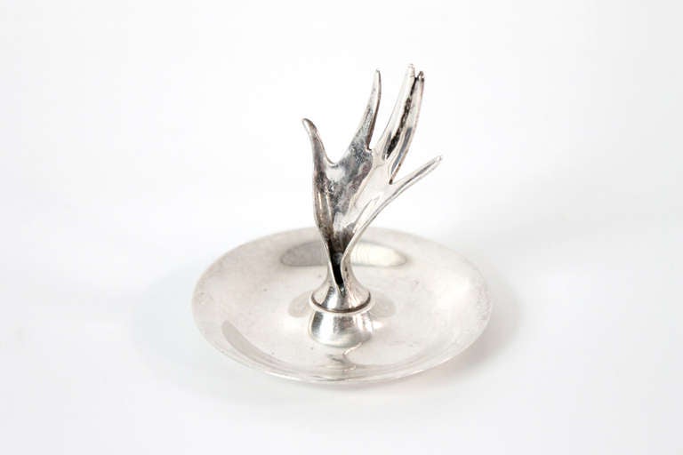 Tiffany and Co Sterling Hand Ring Holder at 1stdibs
