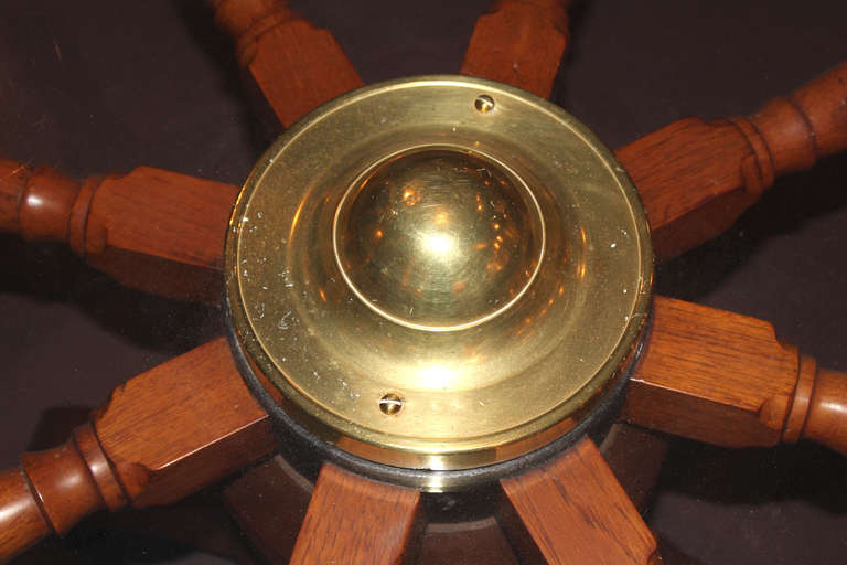 19th c Ship's Wheel Coffee Table at 1stDibs ship steering wheel