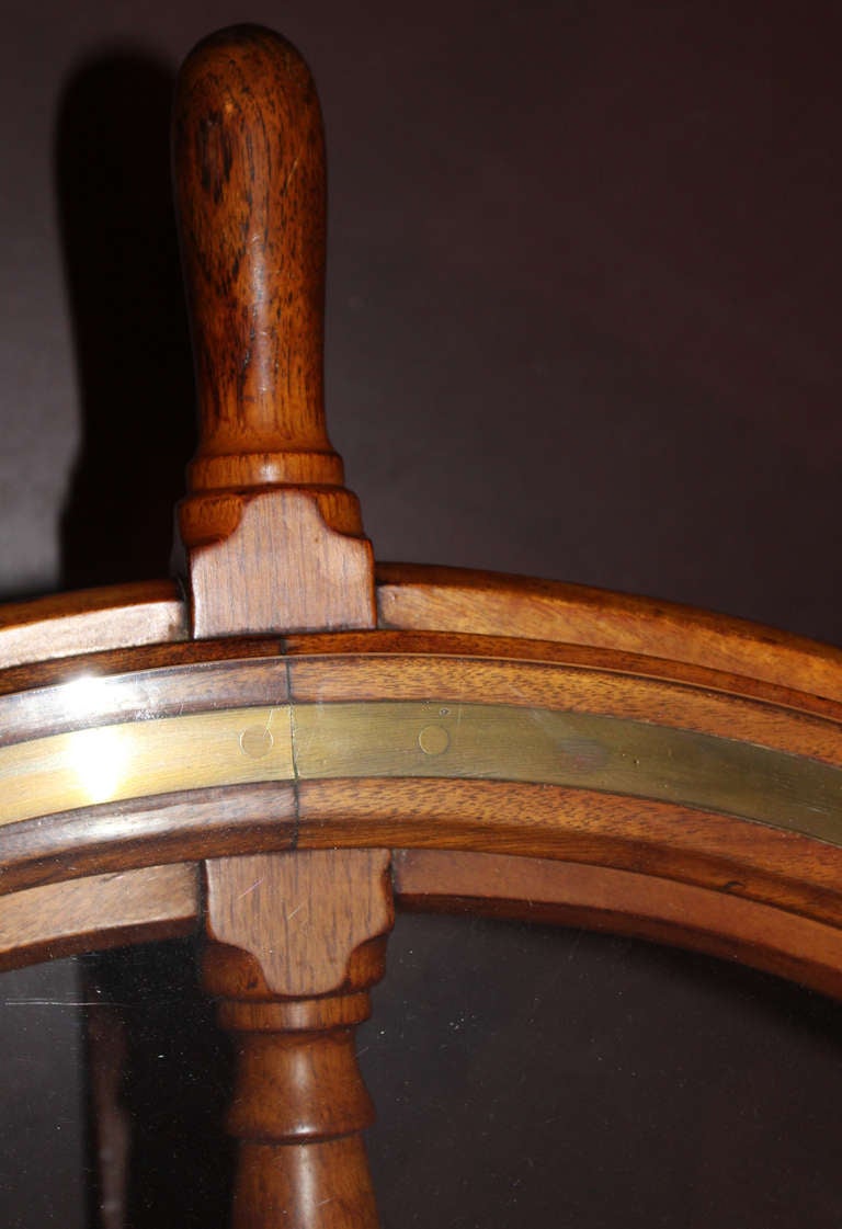 19th c Ship's Wheel Coffee Table at 1stDibs ship steering wheel