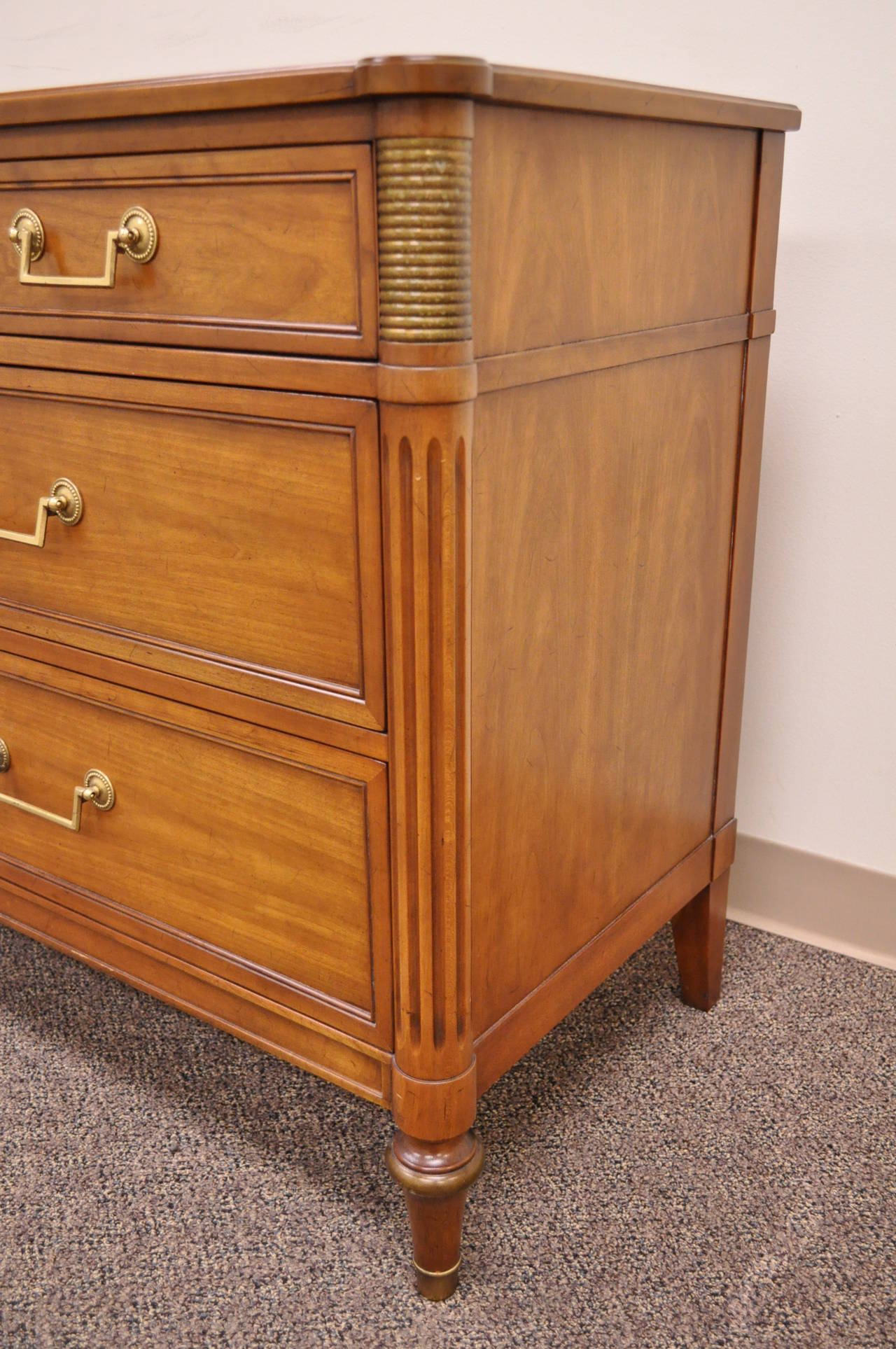 Solid Cherry French Louis XVI or Directoire Style Chest by Kindel