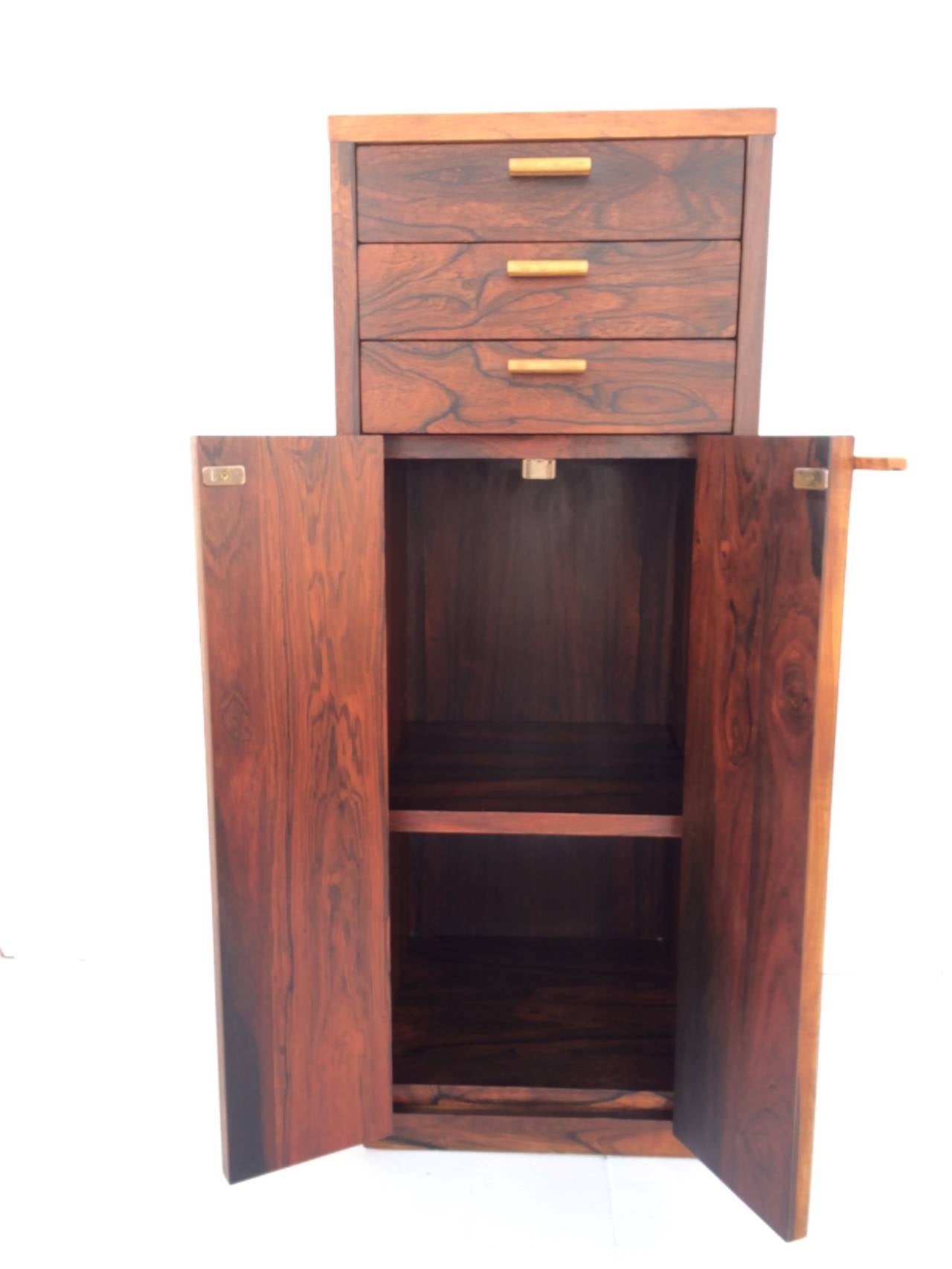 Rosewood Gentleman's Chest at 1stDibs