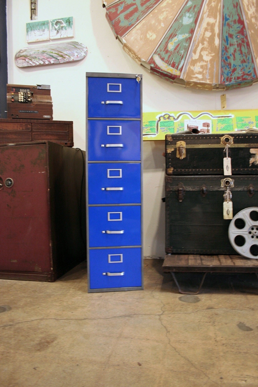 5 Drawer Vertical File For Sale at 1stDibs