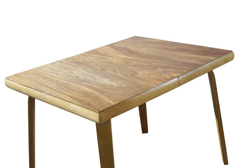 Rare Bent Plywood Dining Table by ThadenJordan Furniture For Sale at 1stDibs bent plywood
