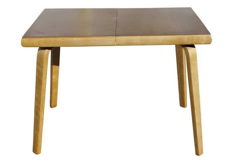 Rare Bent Plywood Dining Table by ThadenJordan Furniture For Sale at 1stDibs bent plywood